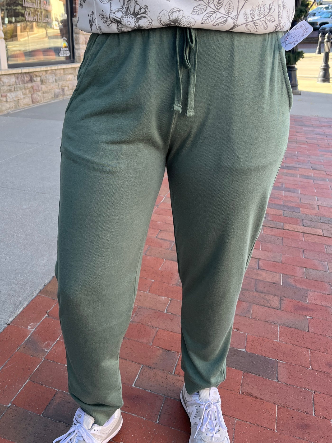 Olive Fleece Joggers