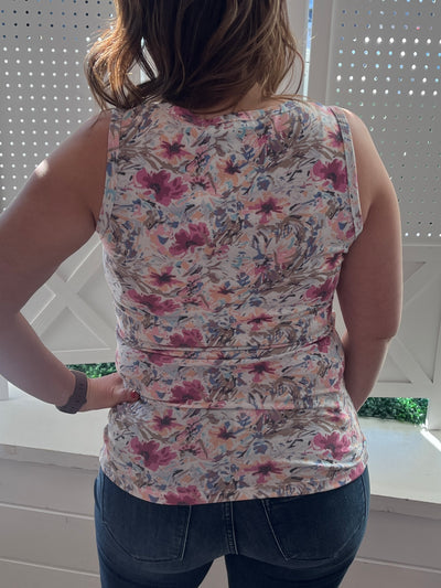 Pink Floral Ava Tank