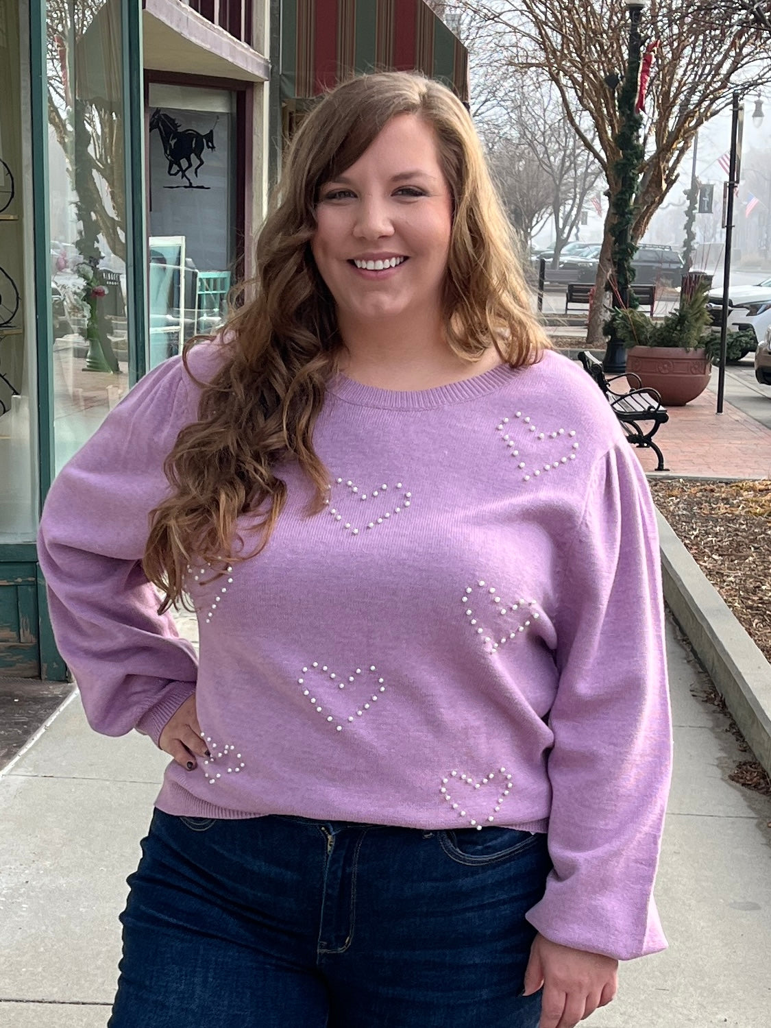 Heart of Pearls Sweater