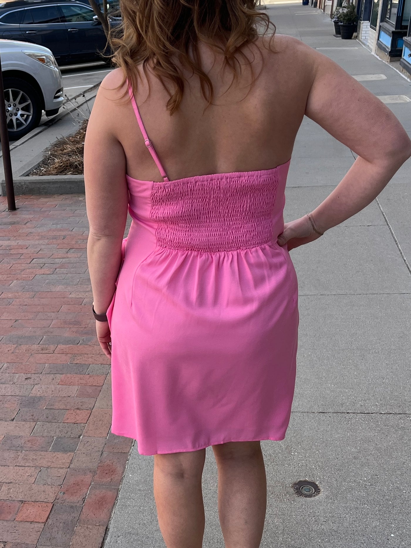 Pink Wrap Dress