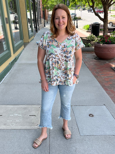 Garden Floral Blouse