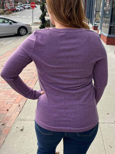 Leah Long Sleeve - Purple