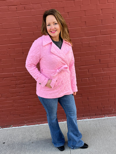 Bubblegum Quilted Jacket