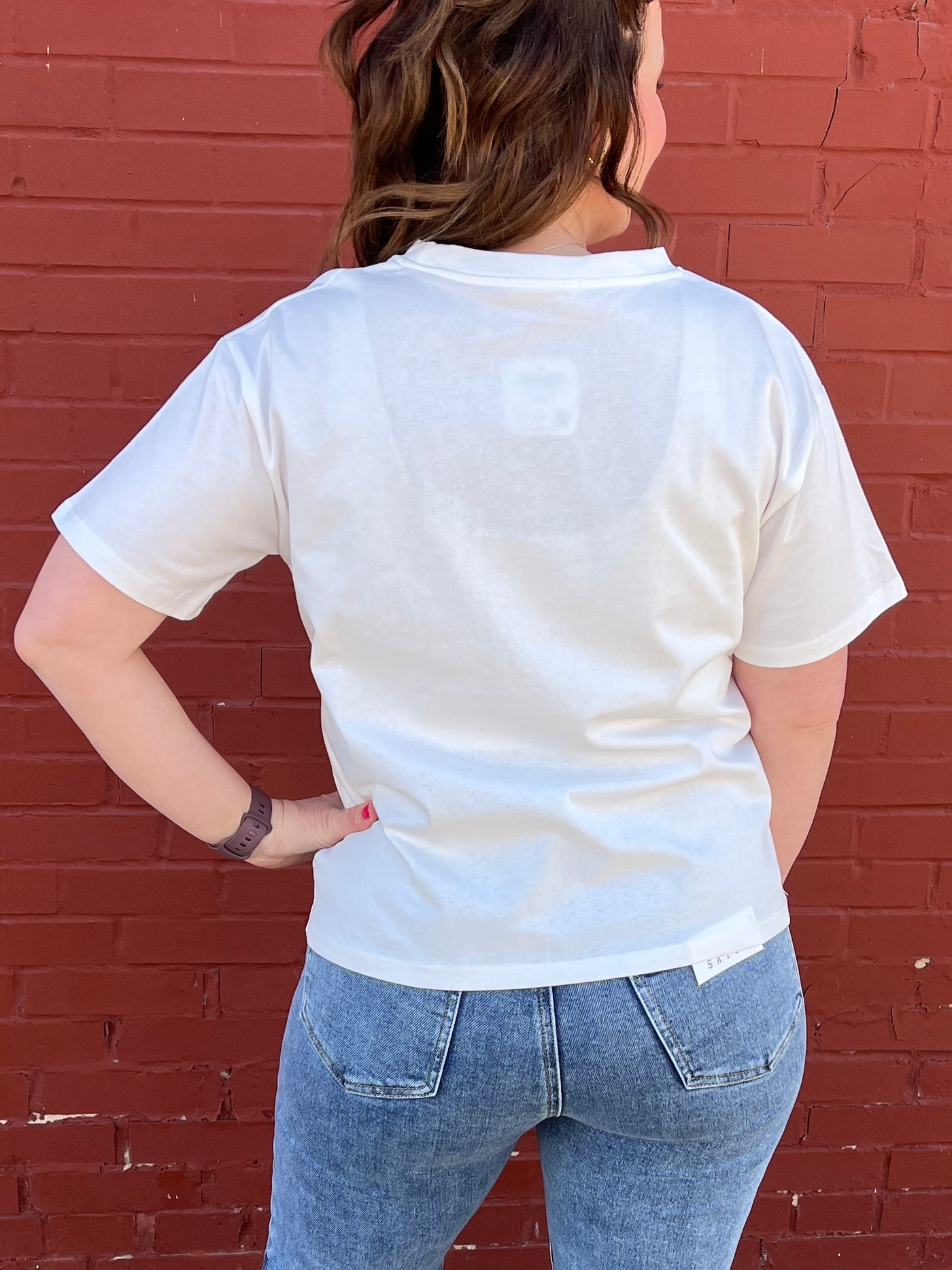 Flower Embroidered Tee