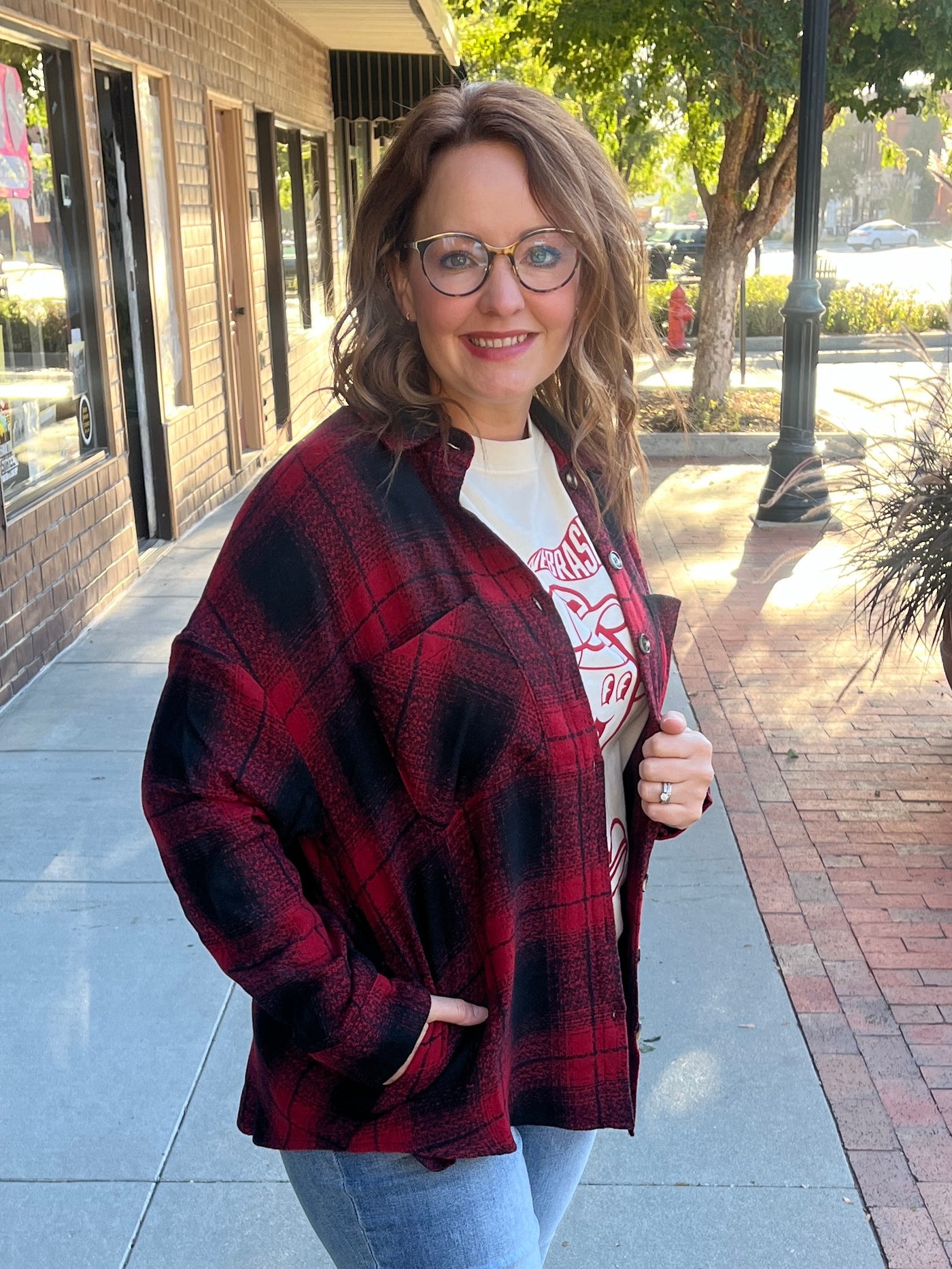 Red Plaid Shacket