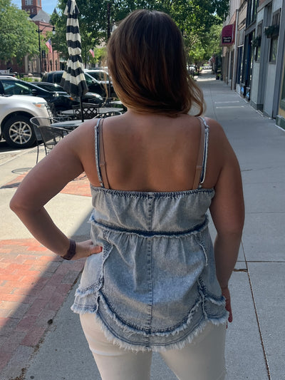 Denim Chambray Tank