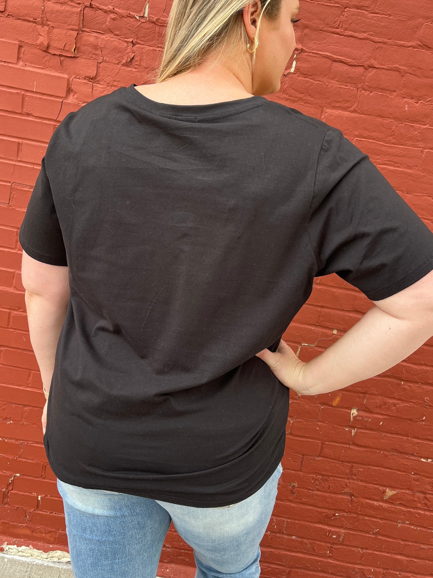 Olivia Short Sleeve Tee - Black