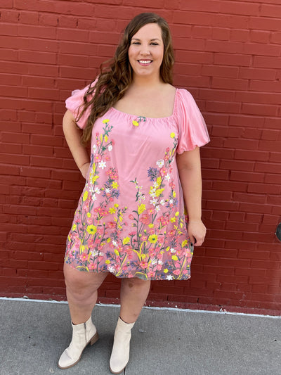 Floral Embroidered Dress