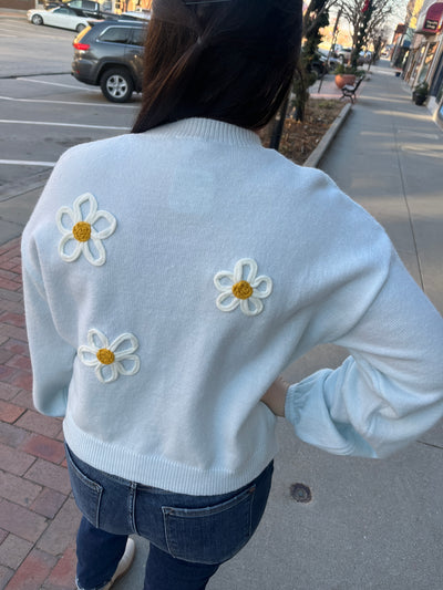 Floral Embroidered Sweater