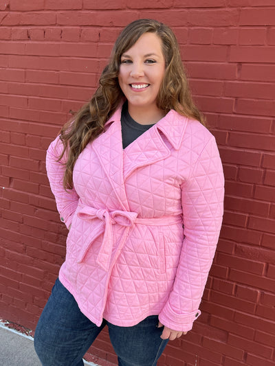 Bubblegum Quilted Jacket