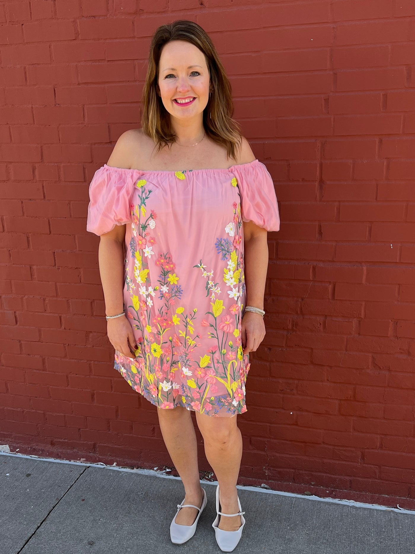 Floral Embroidered Dress