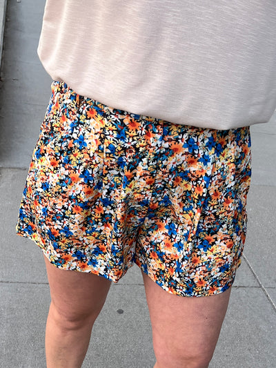 Flower Trouser Shorts