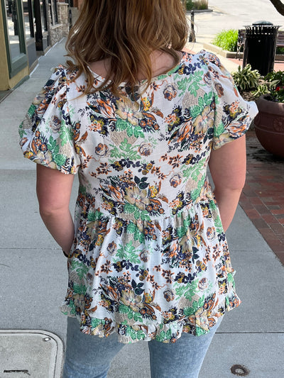 Garden Floral Blouse