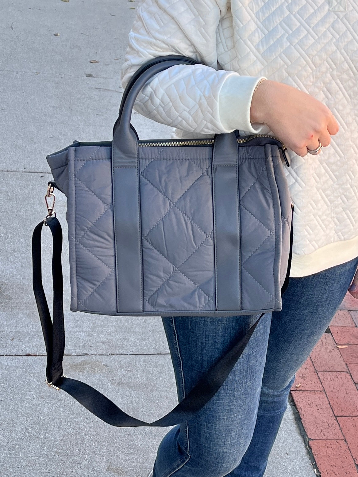 Clare Quilted Shoulder Bag