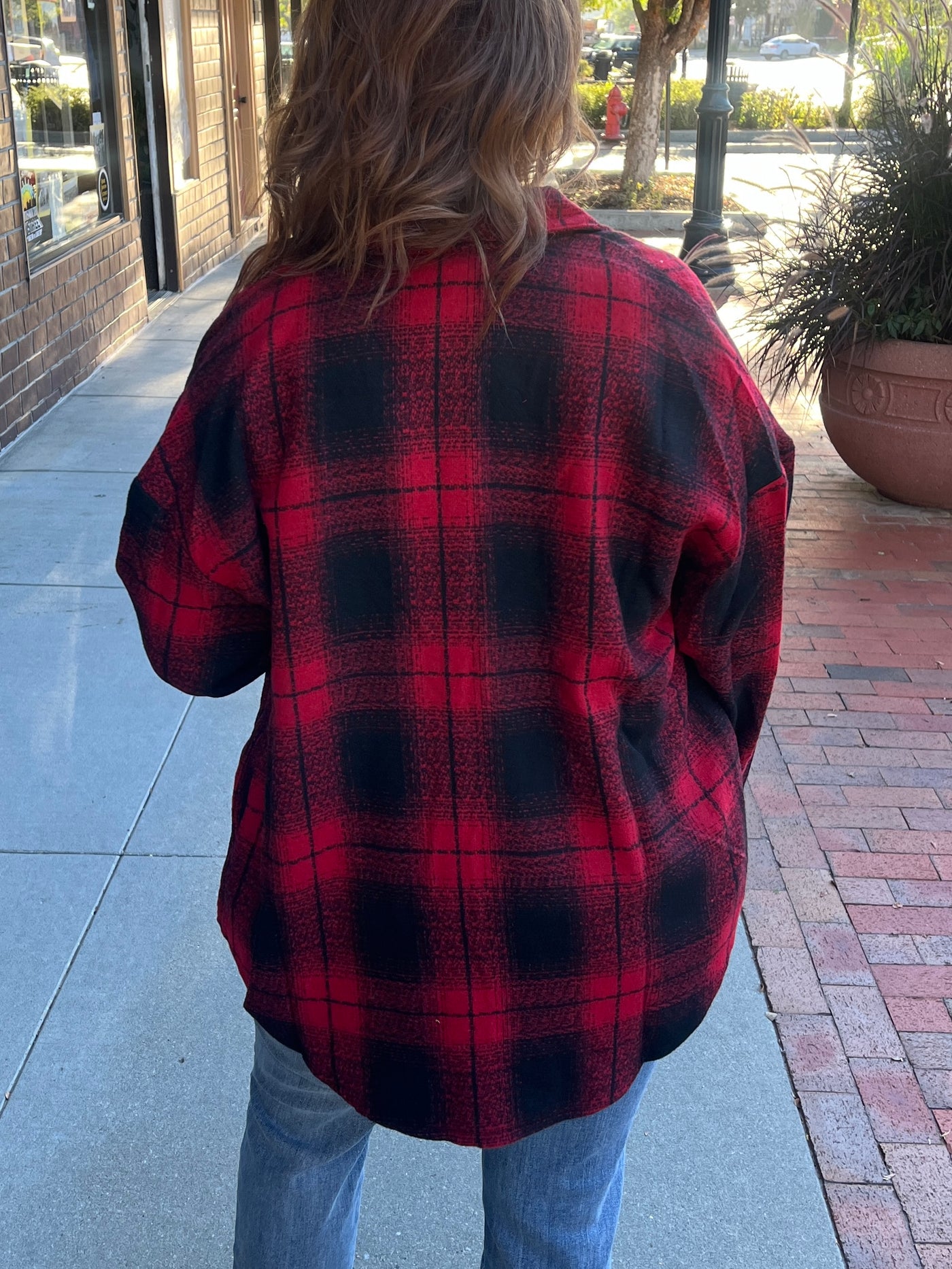 Red Plaid Shacket