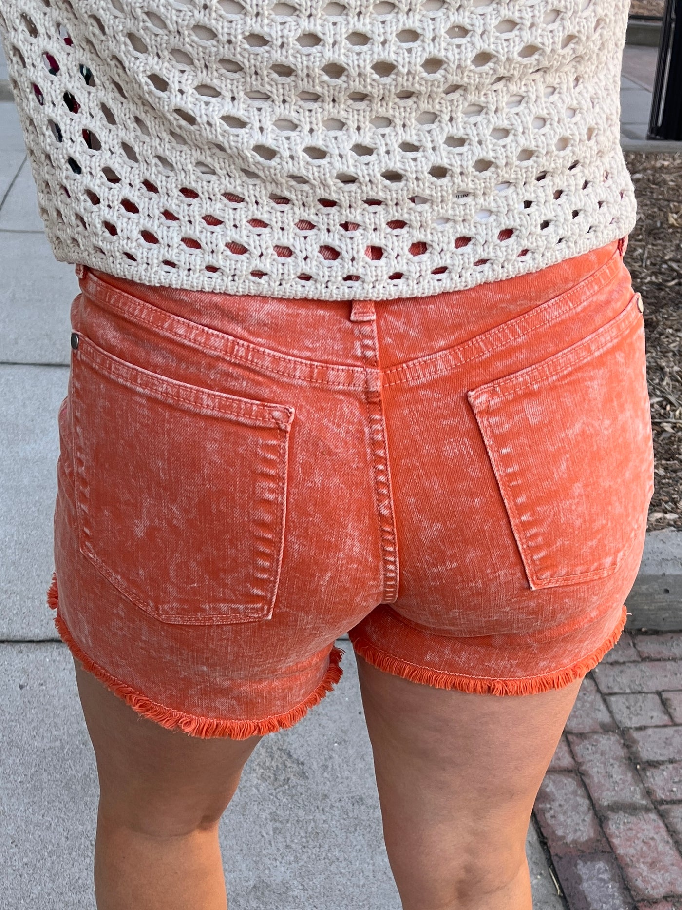 Judy Blue Just Peachy Shorts