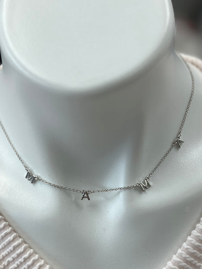 Silver Mama Necklace