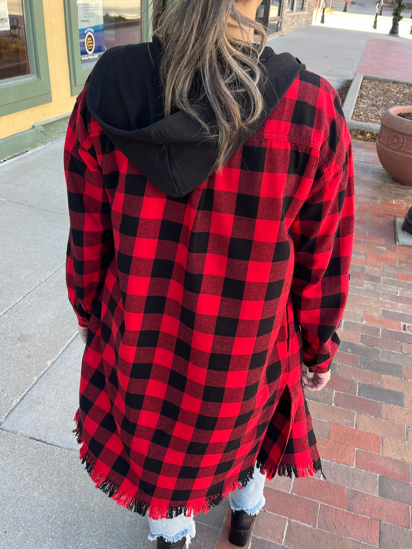 Buffalo Plaid Long Flannel