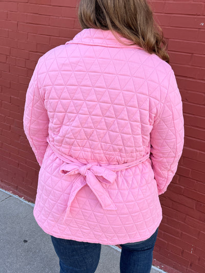 Bubblegum Quilted Jacket