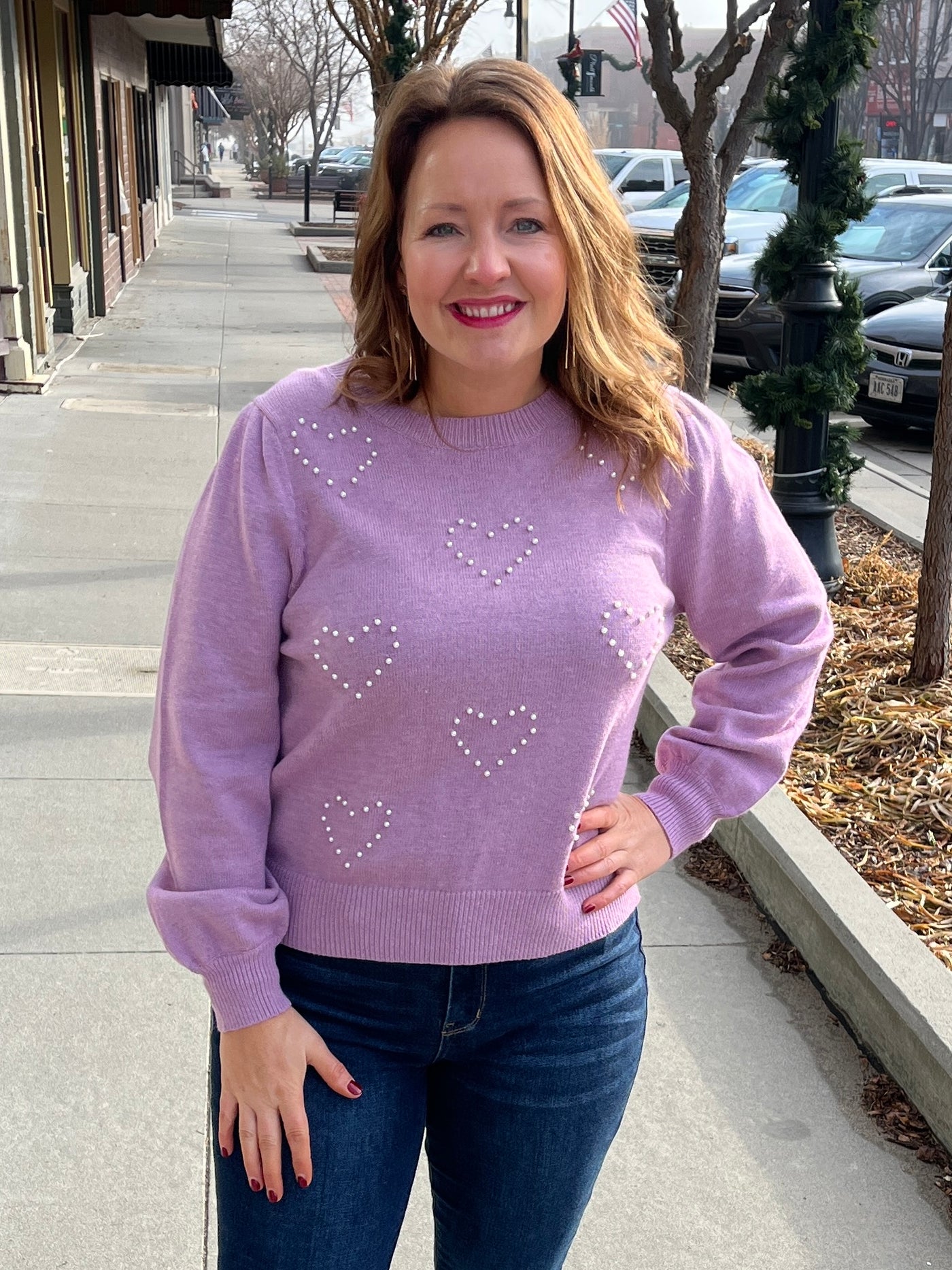 Heart of Pearls Sweater