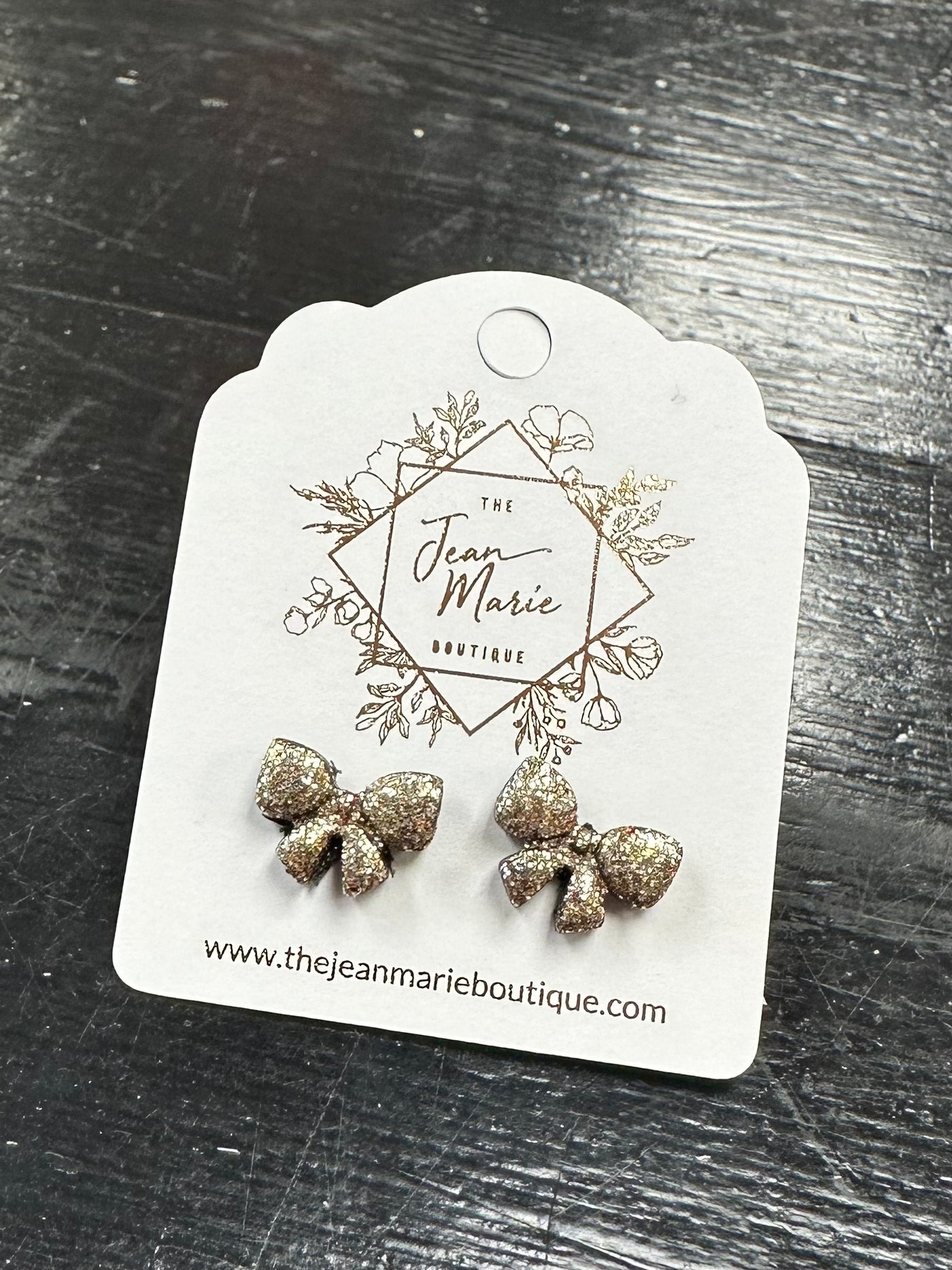 Handmade Clay Stud Holiday Earrings