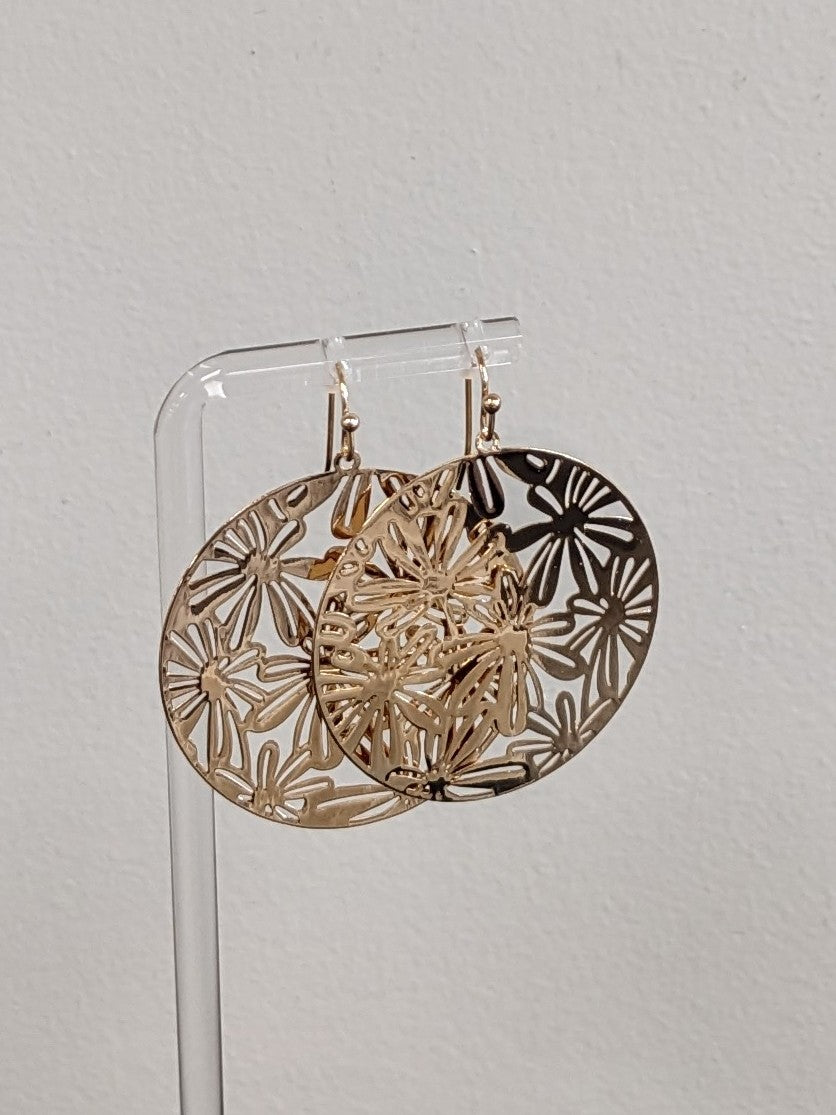 Flower Outline Earrings