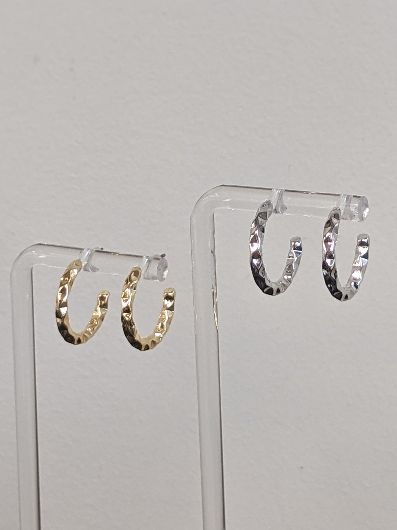 Small Hammered Hoops