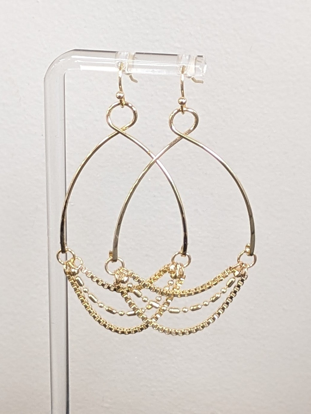 Teardrop Chain Earrings