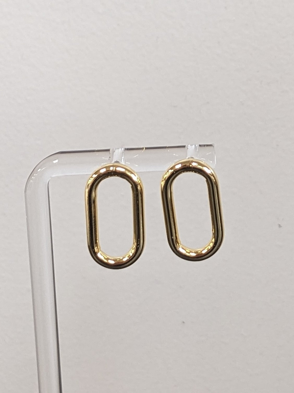 Oval Post Earrings