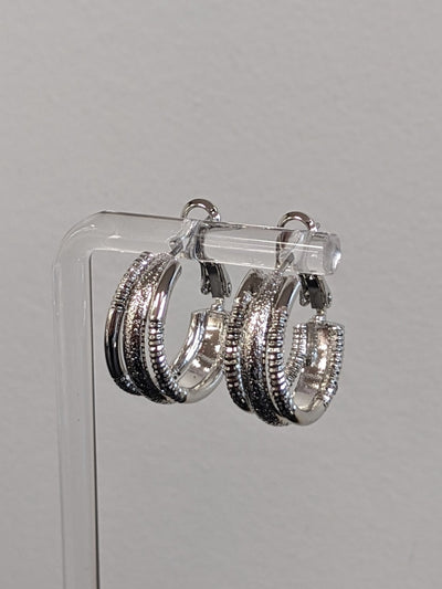 Multi Silver Hoops