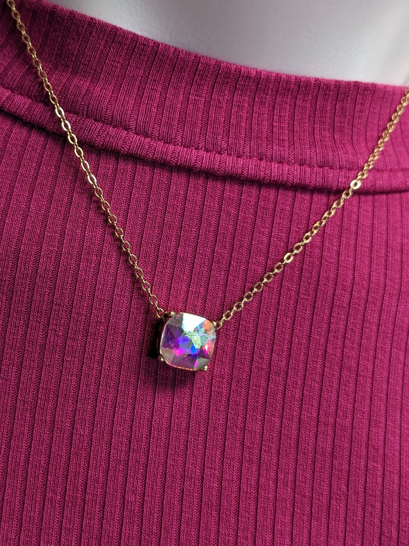 Cushion Charm Necklace