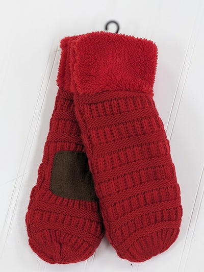 C.C Fleece Lined Mittens