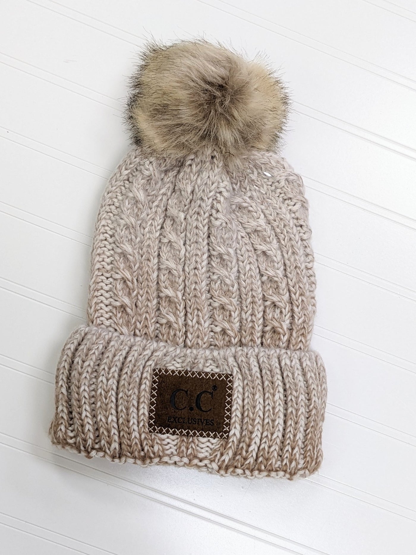 C.C Ombre Pom Beanie