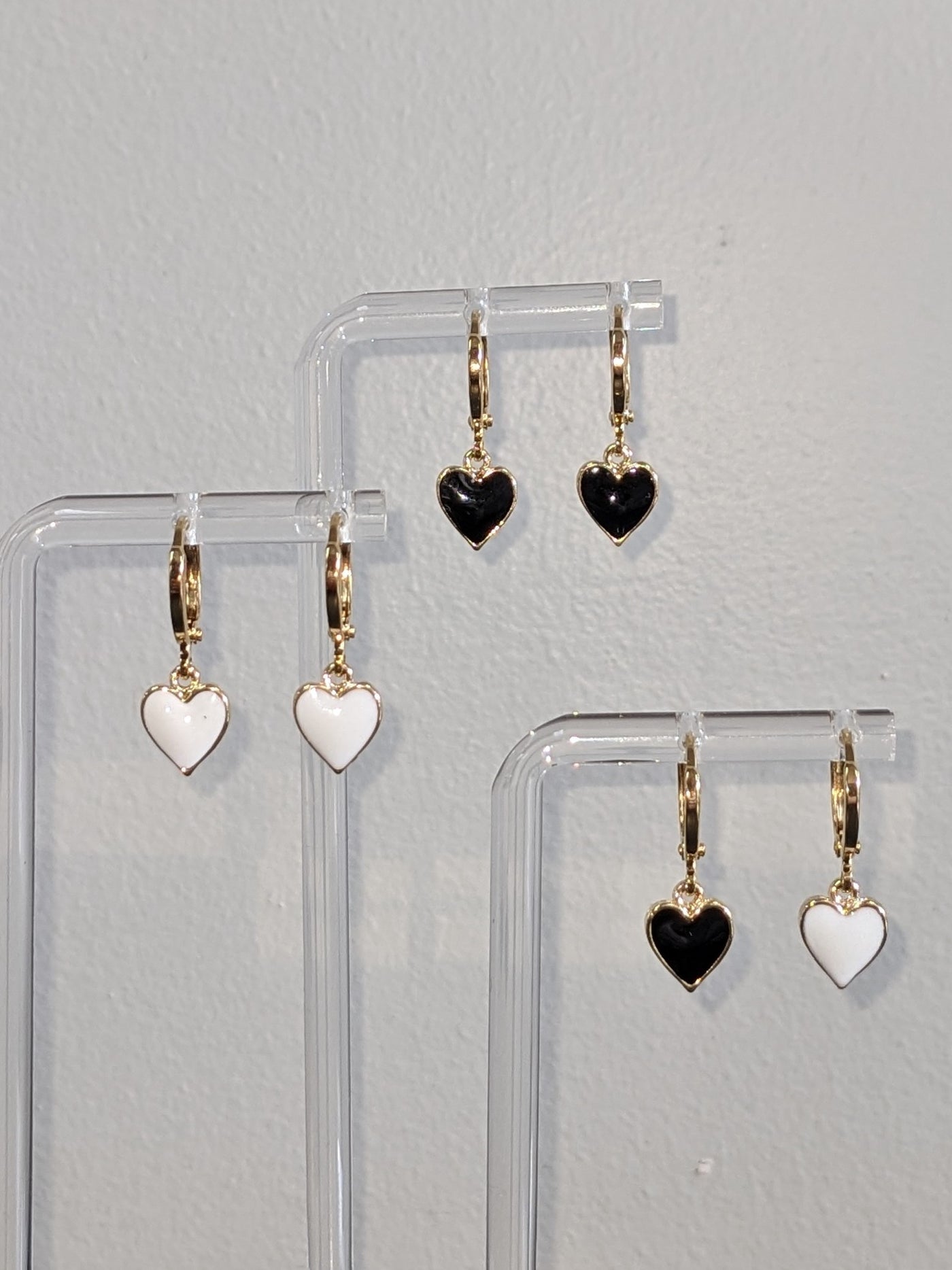 Heart Drop Earrings