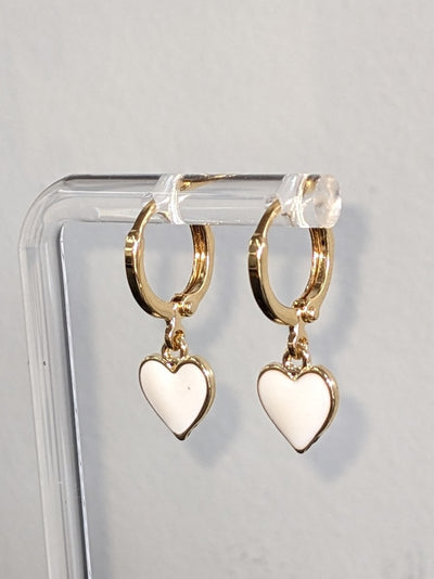 Heart Drop Earrings