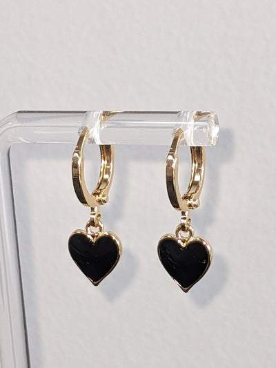 Heart Drop Earrings