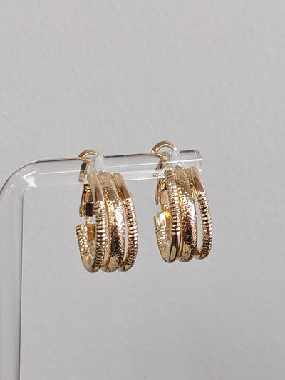 Trio Hoop Earrings