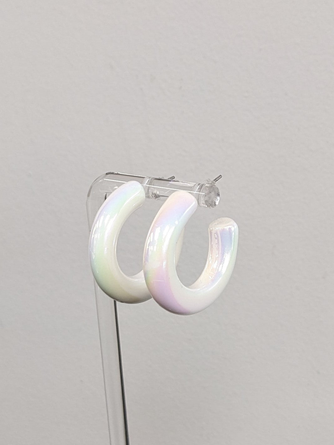 Iridescent Hoops