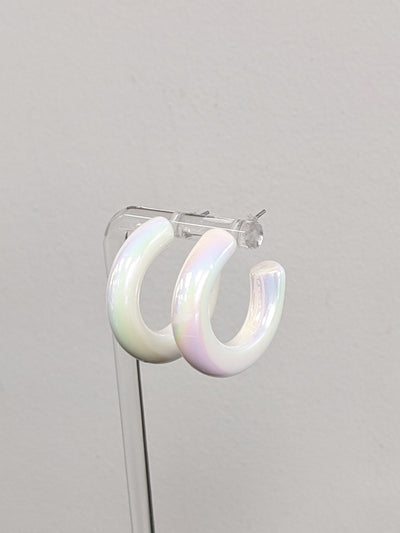 Iridescent Hoops