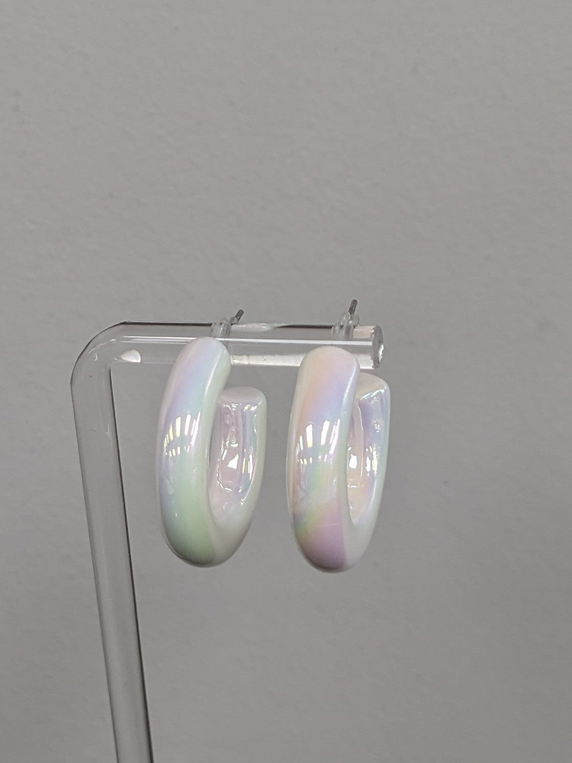 Iridescent Hoops