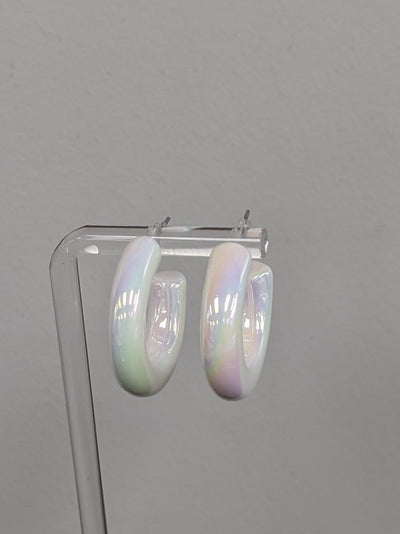 Iridescent Hoops