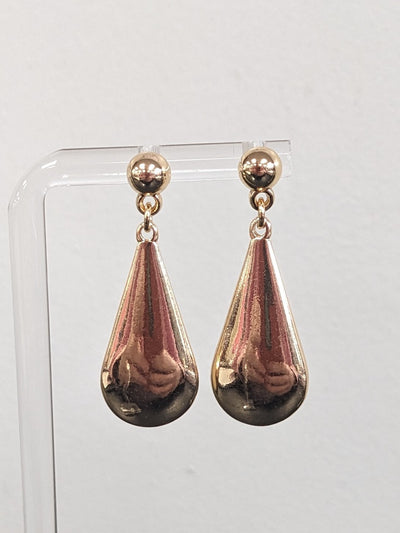 Metal Teardrop Earrings